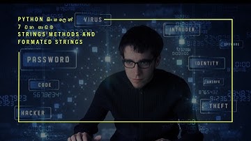 Python Tutorials 07 |  Strings Methods And Formated Strings  | Sinhala | Black Tiger
