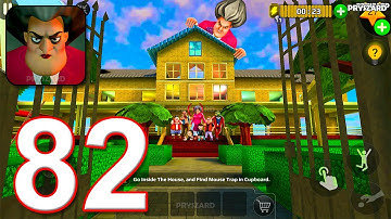 Scary Teacher 3D - Gameplay Walkthrough Part 82 - Chapter 1 2 3 4 Prank Miss T (iOS, Android)