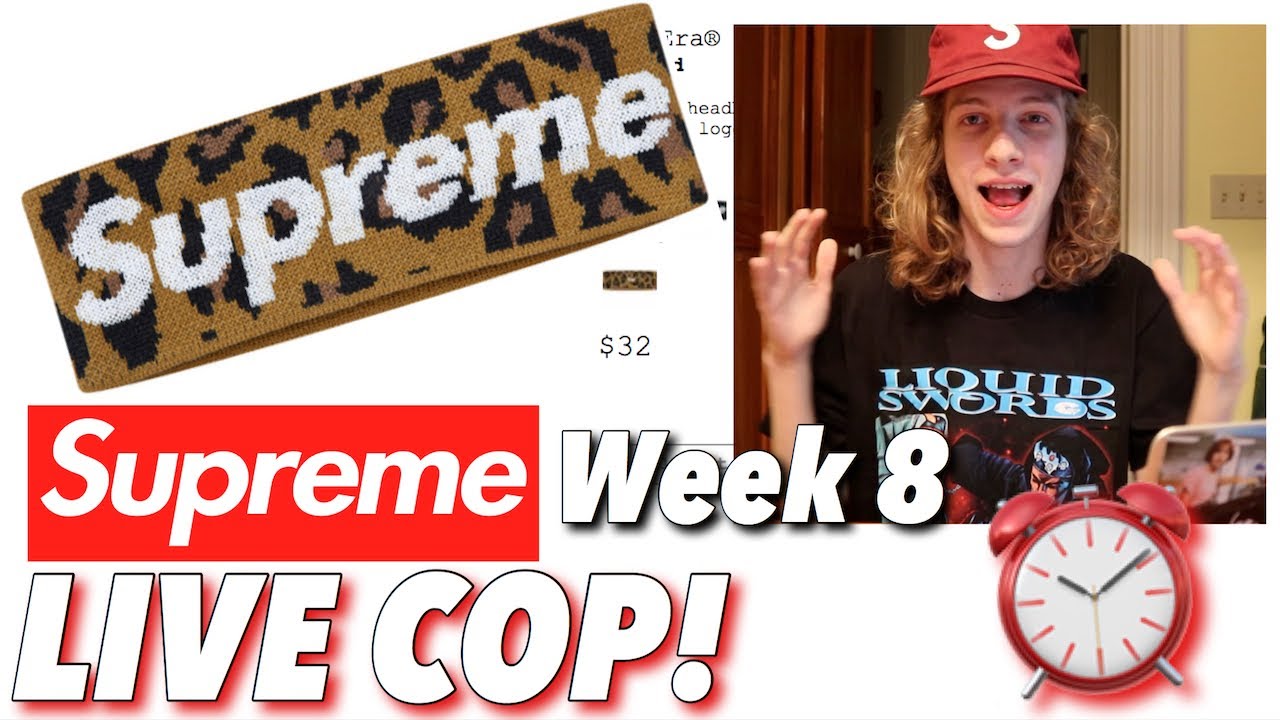 SUPREME PATTY SEASON! Supreme F/W '18 Week 8 Live Cop!