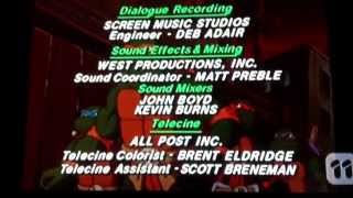 Teenage Mutant Ninja Turtles Closing 1994 Fred Wolf Films 1994 Group W Prod. 1994 Short