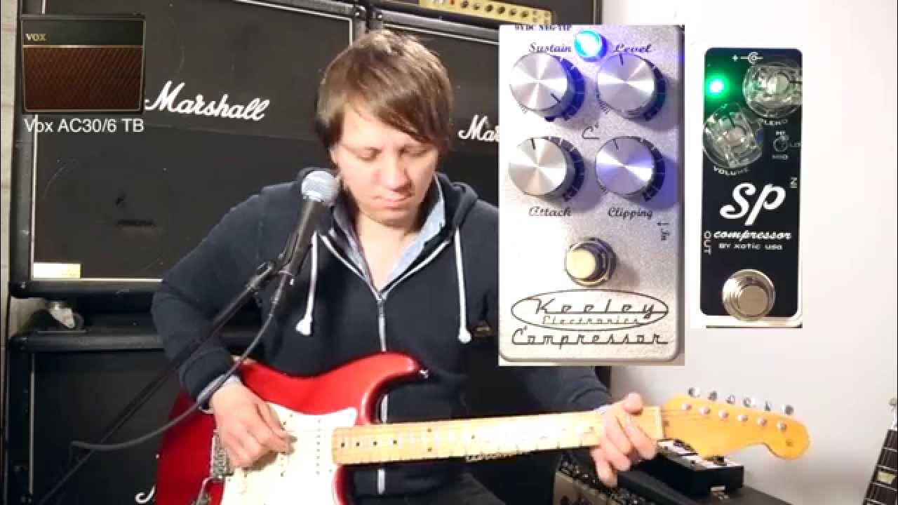 Keeley Electronics C4 vs Xotic Effects Sp Compressor YouTube