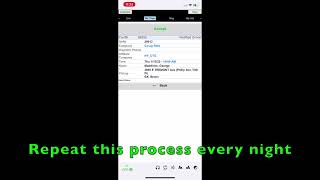 Accepting trips in Limosys screenshot 5