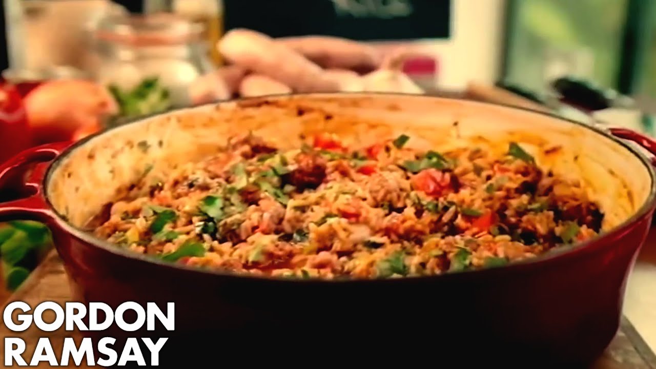 Spicy Sausage Rice By Gordon Ramsay