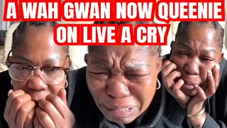 Queenie Break Down Crying At Home In England Reminiscing On What Happened In Jamaica
