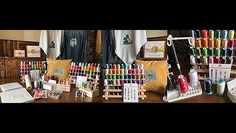 40 Brother Colors Polyester Embroidery Machine Thread Kit