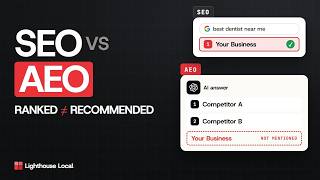 SEO vs AEO Explained | Why Ranking #1 Isn't Enough for AI Search Guide