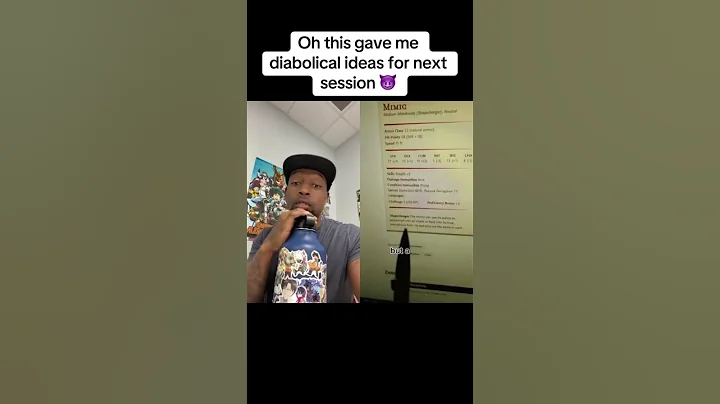 How To Use Mimics In D&D #dungeonsanddragons #dnd5e #dnd #dungeonmaster #criticalrole #ttrpg