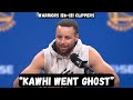 Stephen Curry TROLLS Kawhi Leonard after COMEBACK WIN - Postgame Interview - Warriors vs Clippers