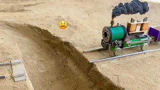 tractor DIY train machine motor in train engine || Science project mini train - TRAIN Engine by sahil ips 237,716 views 1 year ago 6 minutes, 48 seconds