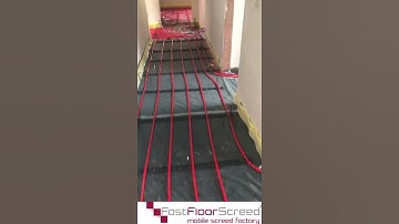 Fast Floor Screed Ltd | A meticulous UFH Prep | Self-Levelling screed | Mobile Screed Factory