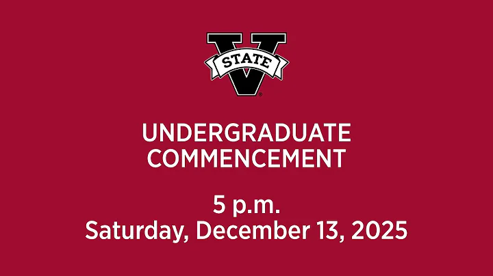 Undergraduate Commencement on Dec. 13, 2025 at 5 p.m.