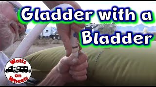 💪 Fresh Water Bladder Tank for RVing // First Time with the Bladder  // Aquatank