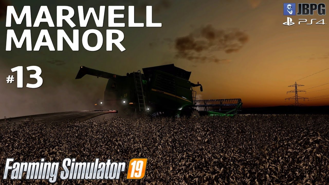 Сбор урожая овса - FS19 PS4: Усадьба Марвелл, эпизод 13