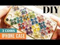 🌹【UVレジン】3coinsリメイク！丸カンでレトロ可愛いiPhoneケース【DIY Phone case】