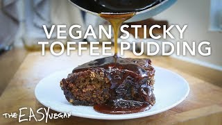 Easy Vegan Sticky Toffee Pudding