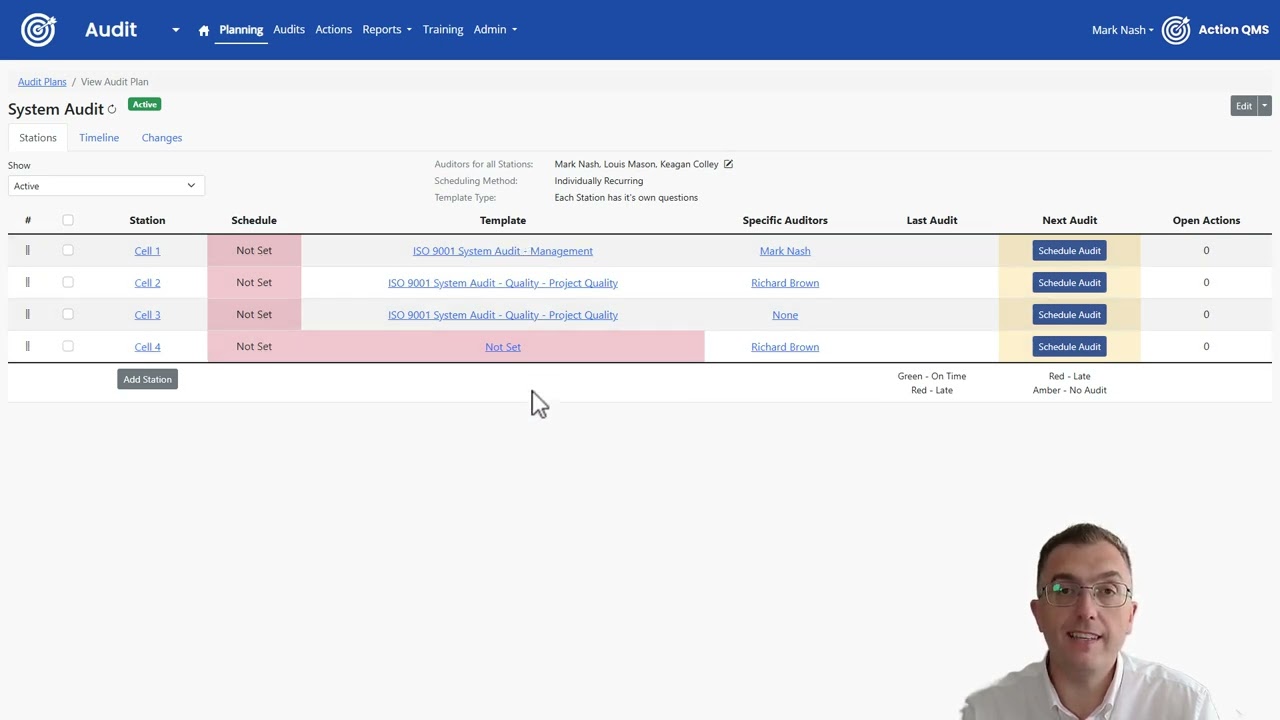 Audit Plan -View & Update
