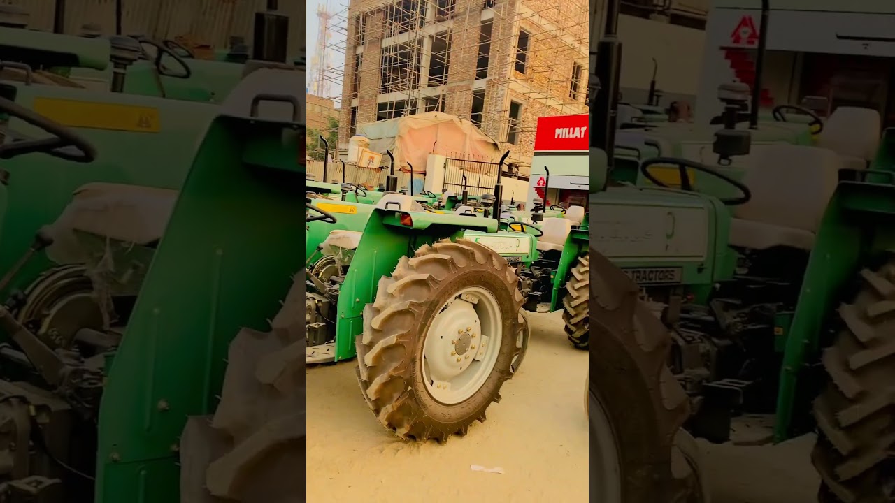 GREEN TRACTORS IN MARKET FOR DELIVERY