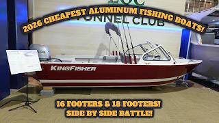 2026 Cheapest aluminum fishing boats! 16 & 18 foot side by side battle! Prices included.