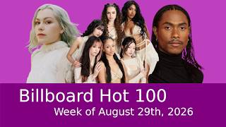 Billboard Hot 100 | Week of August 29th, 2026