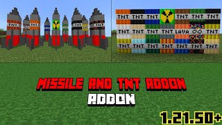 Missile And TNT Addon | Minecraft [MCPE/MCBE] Addon screenshot 3