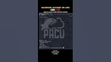 AWS Backdoor Hack #ai #hacker