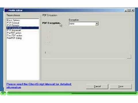 Create your own profile to use FreePDF XP