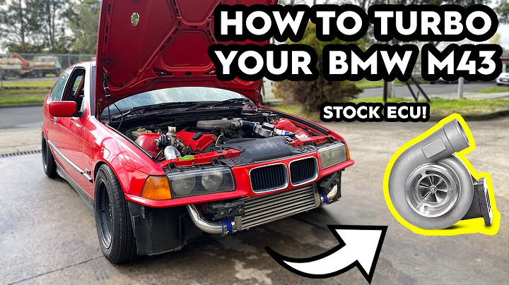 How To TURBO Your BMW M43 PT: 1 (STOCK ECU) 316i, 318i