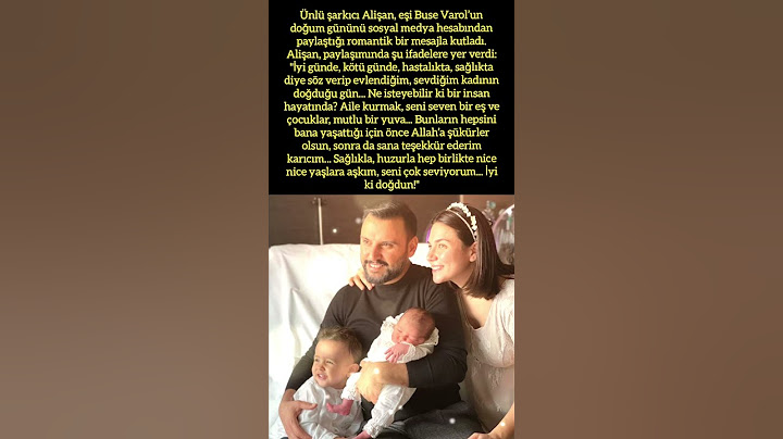 ALİŞAN’DAN EŞİ BUSE VAROL’A DUYGUSAL DOĞUM GÜNÜ MESAJI!