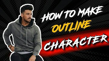 How to make White Border on image | How to make white outline in Thumbnail Photo | Pixellab Tutorial