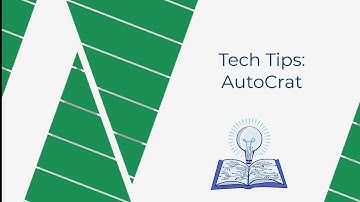 Tech Tips: AutoCrat