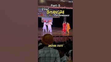 Beautiful 😍 Bhangra performance ❤️👌🏻Jashan 2025 Gndu #bhangra #gidha #dance #viralvideo #shorts
