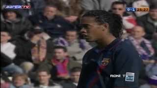 Ronaldinho vs Real Valladolid - 2003 / 2004 - 480p - Roni Tv