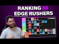 Ranking 88 NFL Edge Rushers Into Tiers!