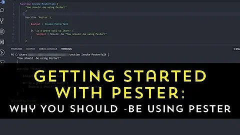 Pester: Why You Should -Be Using Pester with Jonat...
