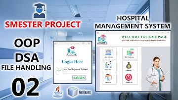 Hospital Management System in Java - Part 02 | Java Swing Login Form with GUI Design
