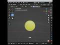 How to Make Tennis Ball in Blender 3d #shorts #blender