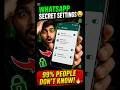 WhatsApp 5 Secret Settings 2026 🔥 | Hidden WhatsApp Tricks You Must Try!#WhatsApp #WhatsAppTricks