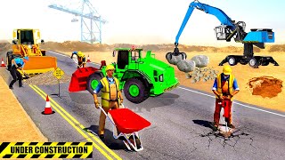Grand Snow Excavator Simulator Gameplay | Heavy Excavator Construction Simulator Games screenshot 5