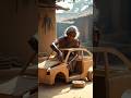 dadi maa lakdi se car bna Rahi hai/amazing wooden sculpture art work dadi maa/ #woodensculpture