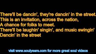 Martha Reeves and The Vandellas - Dancing In The Street (with lyrics)