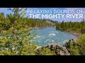 8 HOURS of Scenic Views and Relaxing Sounds of the Mighty River - Birds Songs and River Sounds