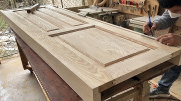 Why Engineers Are Shocked by This 30-Year-Old Carpenters Door Build.The Art of Making Interior Doors
