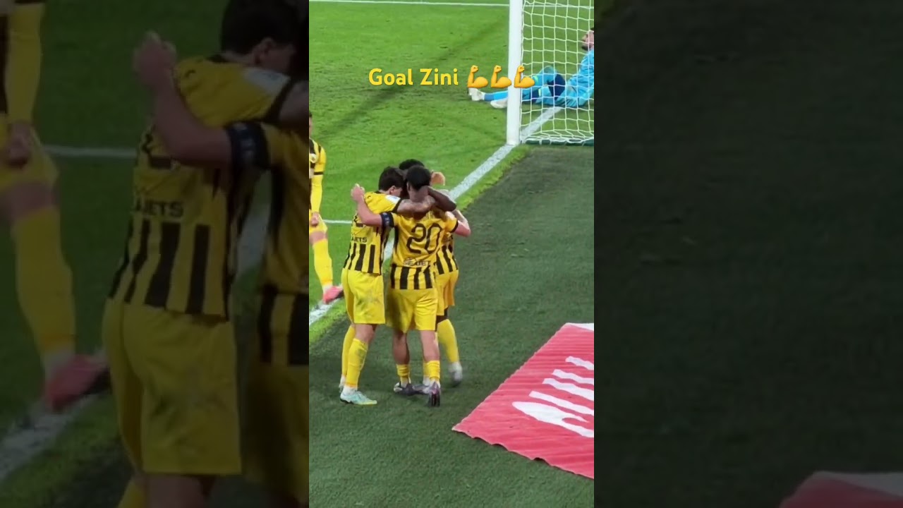 Goal Zini AEK 1-0 ARIS 