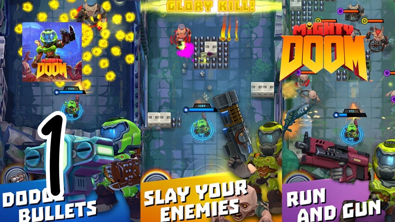 Mighty DOOM - Walkthrough Part 1 (iOS, Android)