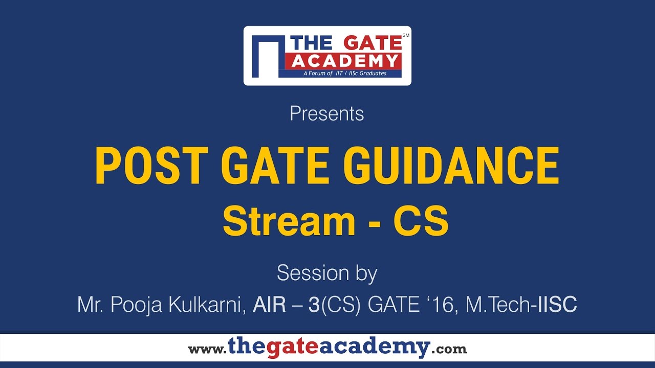 COMPUTER SCIENCE AND SYSTEMS ENGINEERING  | Post GATE Guidance for M.Tech in IIT/NIT & PSU jobs