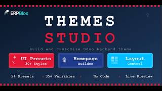 Odoo Themes Studio: 8. Groups Settings