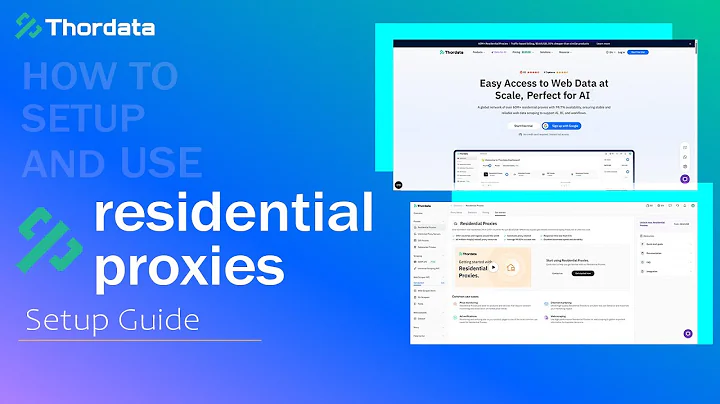 How to setup and use Residential proxies
