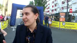 Faustine Maliar  représente Natacha Bouchard de façon officielle sur l'Urban Trail de Calais.