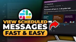 How To View Scheduled Messages in Slack (𝟮𝟬𝟮𝟲) | 100% WORKS | NO Yapping, To The Point | FAST & EASY
