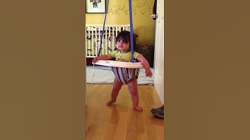 10-month old Charlie in a Johnny Jump Up